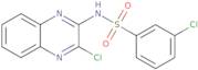 3-Chloro-N-(3-chloroquinoxalin-2-yl)benzene-1-sulfonamide