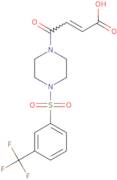 4-Oxo-4-{4-[3-(trifluoromethyl)benzenesulfonyl]piperazin-1-yl}but-2-enoic acid