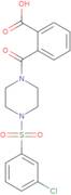 2-[4-(3-Chlorobenzenesulfonyl)piperazine-1-carbonyl]benzoic acid