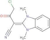 4-Chloro-2-(1,3-dimethyl-2,3-dihydro-1H-1,3-benzodiazol-2-ylidene)-3-oxobutanenitrile