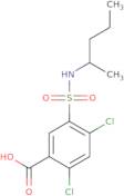 2,4-Dichloro-5-[(pentan-2-yl)sulfamoyl]benzoic acid