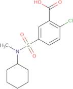 2-Chloro-5-[cyclohexyl(methyl)sulfamoyl]benzoic acid