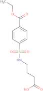 4-[4-(Ethoxycarbonyl)benzenesulfonamido]butanoic acid