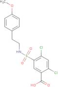 2,4-Dichloro-5-{[2-(4-methoxyphenyl)ethyl]sulfamoyl}benzoic acid