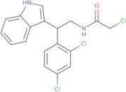 2-Chloro-N-[2-(2,4-dichlorophenyl)-2-(1H-indol-3-yl)ethyl]acetamide