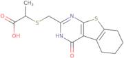 2-[({3-Oxo-8-thia-4,6-diazatricyclo[7.4.0.0,2,7]trideca-1(9),2(7),5-trien-5-yl}methyl)sulfanyl]pro…