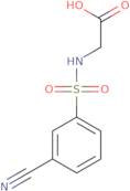 2-(3-Cyanobenzenesulfonamido)acetic acid