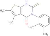 3-(2,3-Dimethylphenyl)-5,6-dimethyl-2-sulfanyl-3H,4H-thieno[2,3-d]pyrimidin-4-one