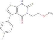 5-(4-Fluorophenyl)-3-(2-methoxyethyl)-2-sulfanyl-3H,4H-thieno[2,3-d]pyrimidin-4-one