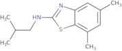 5,7-Dimethyl-N-(2-methylpropyl)-1,3-benzothiazol-2-amine