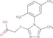 2-{[4-(2,5-Dimethylphenyl)-5-methyl-4H-1,2,4-triazol-3-yl]sulfanyl}acetic acid
