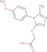 2-{[4-(4-Methoxyphenyl)-5-methyl-4H-1,2,4-triazol-3-yl]sulfanyl}acetic acid