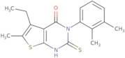 3-(2,3-Dimethylphenyl)-5-ethyl-6-methyl-2-sulfanyl-3H,4H-thieno[2,3-d]pyrimidin-4-one