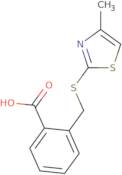 2-{[(4-Methyl-1,3-thiazol-2-yl)sulfanyl]methyl}benzoic acid