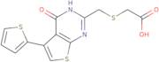 2-({[4-Oxo-5-(thiophen-2-yl)-3H,4H-thieno[2,3-d]pyrimidin-2-yl]methyl}sulfanyl)acetic acid