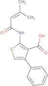 2-(3-Methylbut-2-enamido)-4-phenylthiophene-3-carboxylic acid