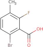 6-Bromo-2-fluoro-3-methylbenzoic acid