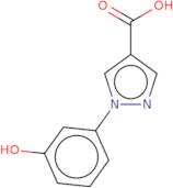 1-(3-Hydroxyphenyl)-1H-pyrazole-4-carboxylic acid