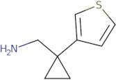 1-[1-(Thiophen-3-yl)cyclopropyl]methanamine