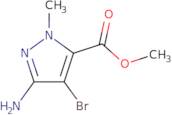 Methyl 5-amino-4-bromo-2-methylpyrazole-3-carboxylate