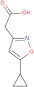 2-(5-Cyclopropyl-1,2-oxazol-3-yl)acetic acid