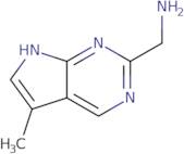 (5-Methyl-7H-pyrrolo[2,3-d]pyrimidin-2-yl)methanamine