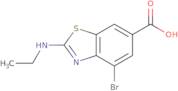 4-Bromo-2-(ethylamino)benzo[D]thiazole-6-carboxylic acid