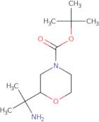 tert-Butyl 2-(2-aminopropan-2-yl)morpholine-4-carboxylate