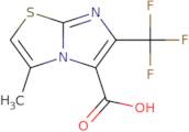 3-Methyl-6-(trifluoromethyl)imidazo[2,1-b]thiazole-5-carboxylic acid