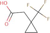 2-[1-(Trifluoromethyl)cyclopropyl]acetic acid