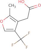 2-[2-Methyl-4-(trifluoromethyl)furan-3-yl]acetic acid