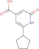 6-cyclopentyl-2-oxo-1,2-dihydropyridine-4-carboxylic acid