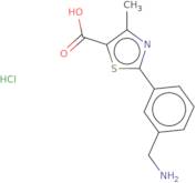 2-[3-(Aminomethyl)phenyl]-4-methyl-1,3-thiazole-5-carboxylic acid hydrochloride