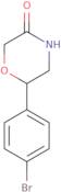 6-(4-Bromophenyl)morpholin-3-one