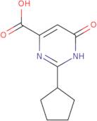 2-Cyclopentyl-6-oxo-1,6-dihydropyrimidine-4-carboxylic acid