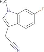 2-(6-Fluoro-1-methyl-1H-indol-3-yl)acetonitrile