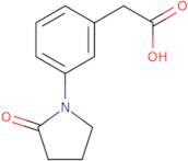 2-[3-(2-Oxopyrrolidin-1-yl)phenyl]acetic acid