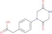 2-(4-(2,5-Dioxopiperazin-1-yl)phenyl)acetic acid