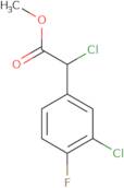 Methyl 2-chloro-2-(3-chloro-4-fluorophenyl)acetate