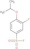 3-Fluoro-4-(propan-2-yloxy)benzene-1-sulfonyl fluoride