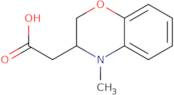 2-(4-methyl-3,4-dihydro-2h-benzo[b][1,4]oxazin-3-yl)acetic acid
