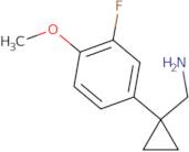 [1-(3-Fluoro-4-methoxyphenyl)cyclopropyl]methanamine