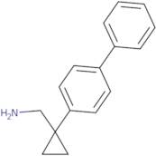 [1-(4-Phenylphenyl)cyclopropyl]methanamine