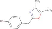 2-(4-Bromobenzyl)-4,5-dimethyloxazole