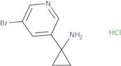 1-(5-bromopyridin-3-yl)cyclopropanamine hcl