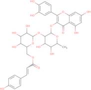 Quercetin 3-o-β-D-(6''-p-coumaroyl)glucopyranosyl(1→2)-α-L-rhamnopyranoside