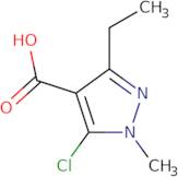5-Chloro-3-ethyl-1-methyl-1H-pyrazole-4-carboxylic acid