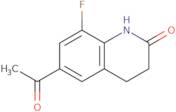 6-Acetyl-8-fluoro-1,2,3,4-tetrahydroquinolin-2-one