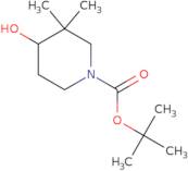 4-Hydroxy-3,3-dimethyl-1-piperidinecarboxylic Acid 1,1-Dimethylethyl Ester