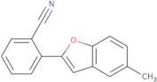 -2(5-methylbenzofuran-2-yl)benzonitrile